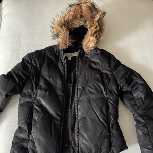 Black winter coat size XS